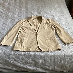 Men’s Armani Exchange one button khaki jacket size XL in excellent condition